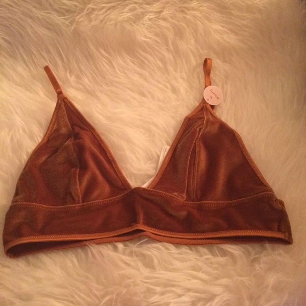 Velvet bralette